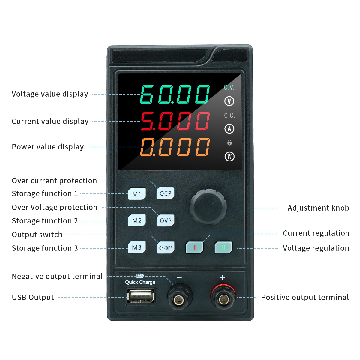 MYAMI-Alimentation DC programm - Programmable Dc Power Supply 30V 10A avis et prix